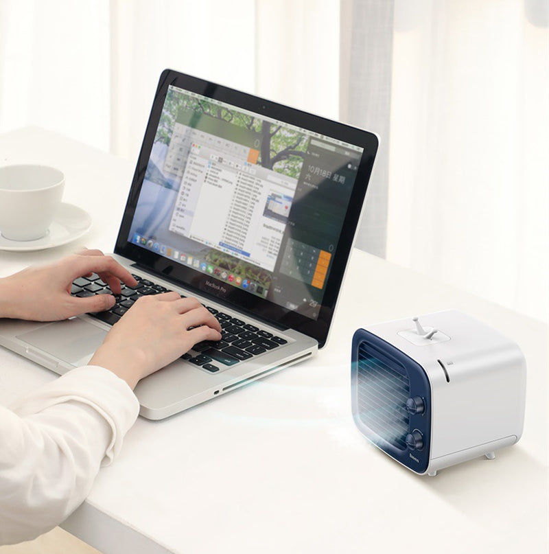 Portable Air Conditioner Mini Quiet AC Unit for Small Room 3 Speeds